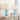 JONATHAN Y Coco 27.5" Modern Fused Glass Cylinder LED Table Lamp, Turquoise (Set of 2)