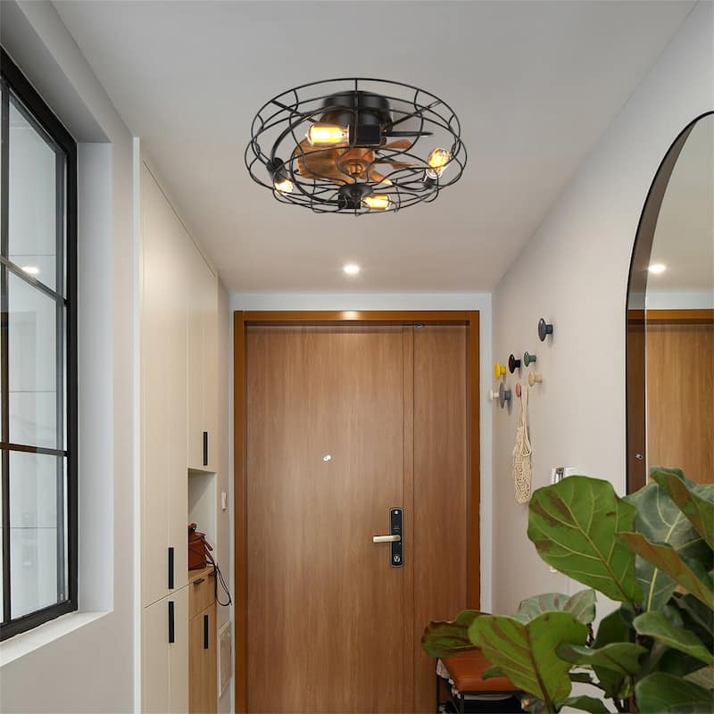 Industrial Style Led Ceiling Fan