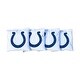 preview thumbnail 1 of 1, Indianapolis Colts NFL Football White Cornhole Bags All-Weather Resin Filled