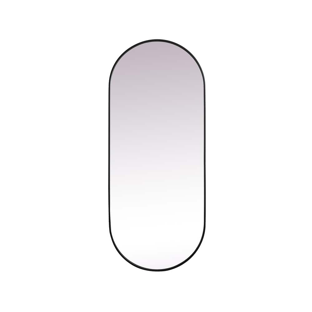 Elegant Lighting MR2A3072 Asha 30" W x 72" H Oval Framed Bathroom