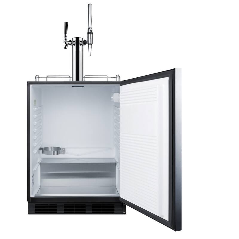 Summit 24 Inch Wide 5.5 Cu. Ft. Built-In Coffee Double Cold Brew Tap