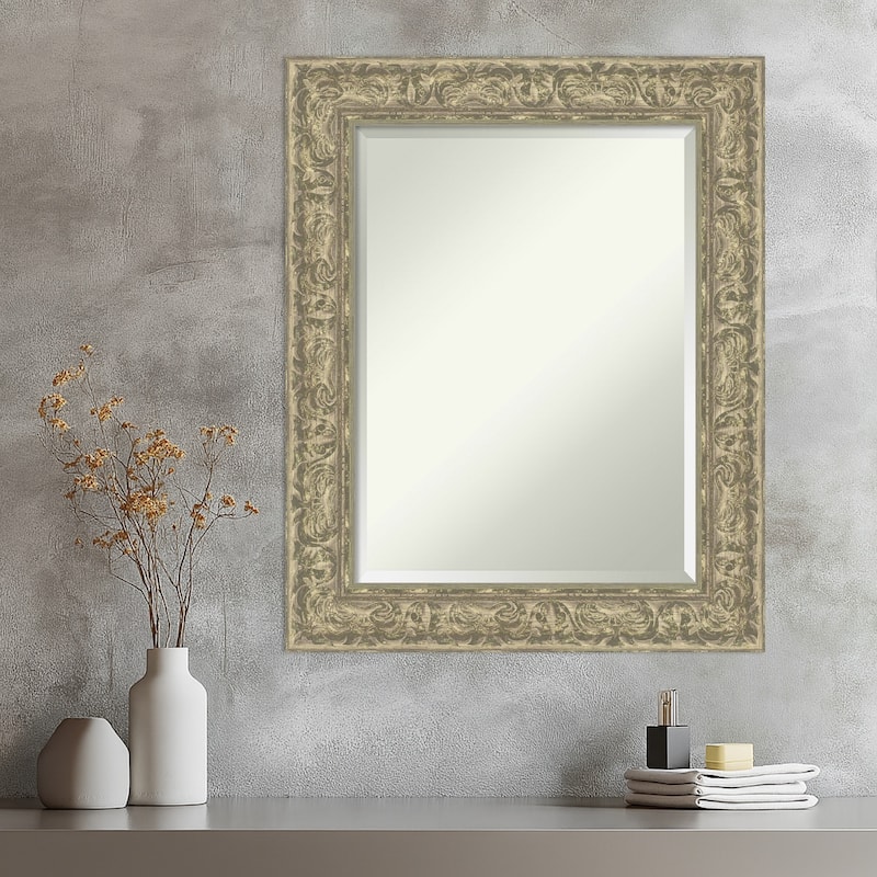Luxe Beveled Framed Wall Mirror