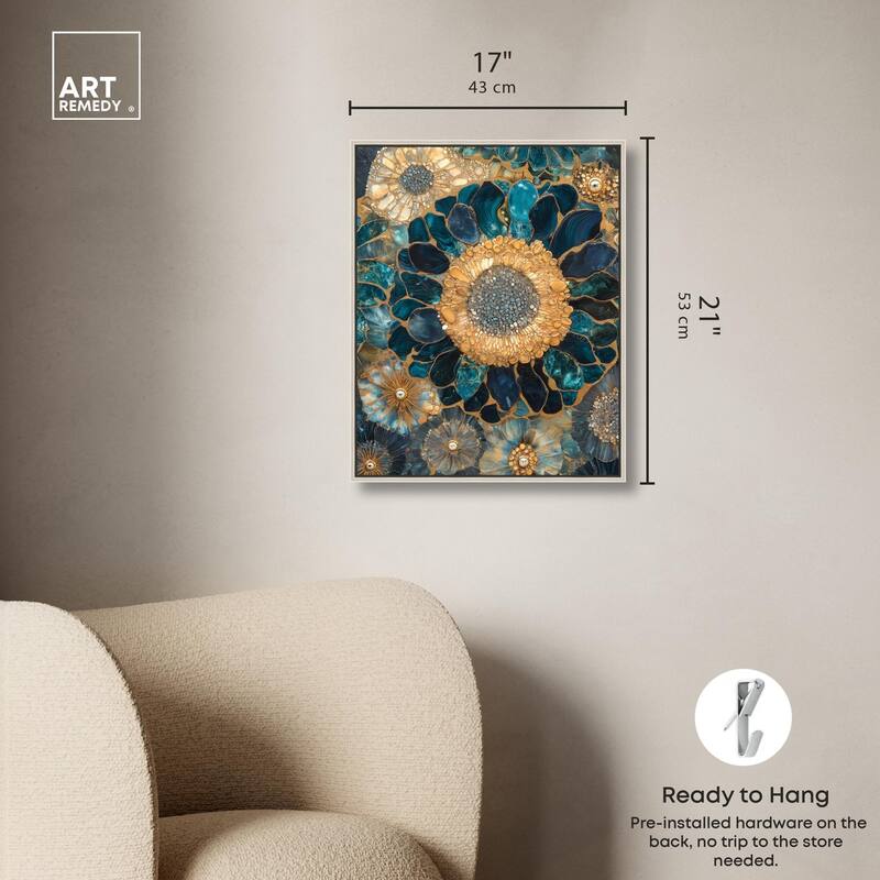 Opulent Geode II Canvas by Art Remedy