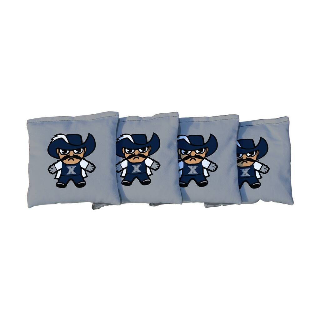 Xavier University Musketeers Tokyodachi Grey Cornhole Bags