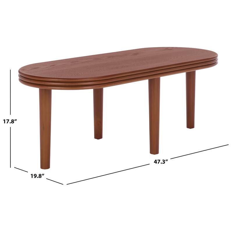 SAFAVIEH Home Chatun Coffee Table - 47"W x 20"D x 18"H