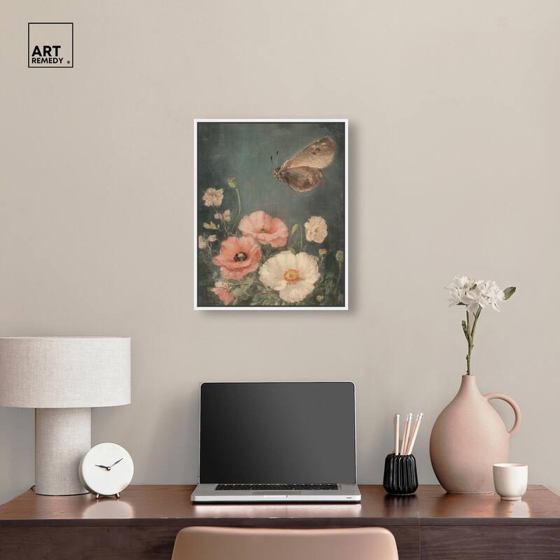 Shadowed Flutter II Canvas by Art Remedy