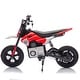 preview thumbnail 74 of 78, High Power 24V Ride On Motocross Motorcycle for Kids 5-15, 200W Hub Motor, Rear Wheel Shock Absorber, Bluetooth, LED Lights