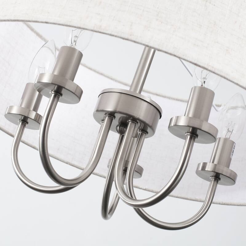 5-Light Modern Semi Flush Mount Ceiling Light for Dining Room Bedrooms Living Room - N/A
