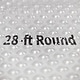 preview thumbnail 11 of 17, 12-mil Solar Blanket for Round 15-ft Above-Ground Pools - Clear 28-ft Round