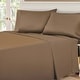 preview thumbnail 42 of 49, Superior Egyptian Cotton 530 Thread Count Split King Sheet Set Split King - Taupe