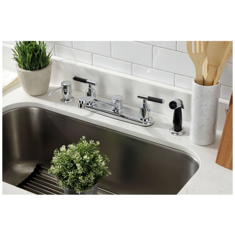 Kingston Brass FB112CKL Kaiser 1.8 GPM Standard Kitchen Faucet with