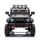 preview thumbnail 14 of 26, 24V 4WD Kids Ride On Truck, 2 Seater with Remote Control, Metal Suspension, Music, LED Lights, Off-Road Toy Black