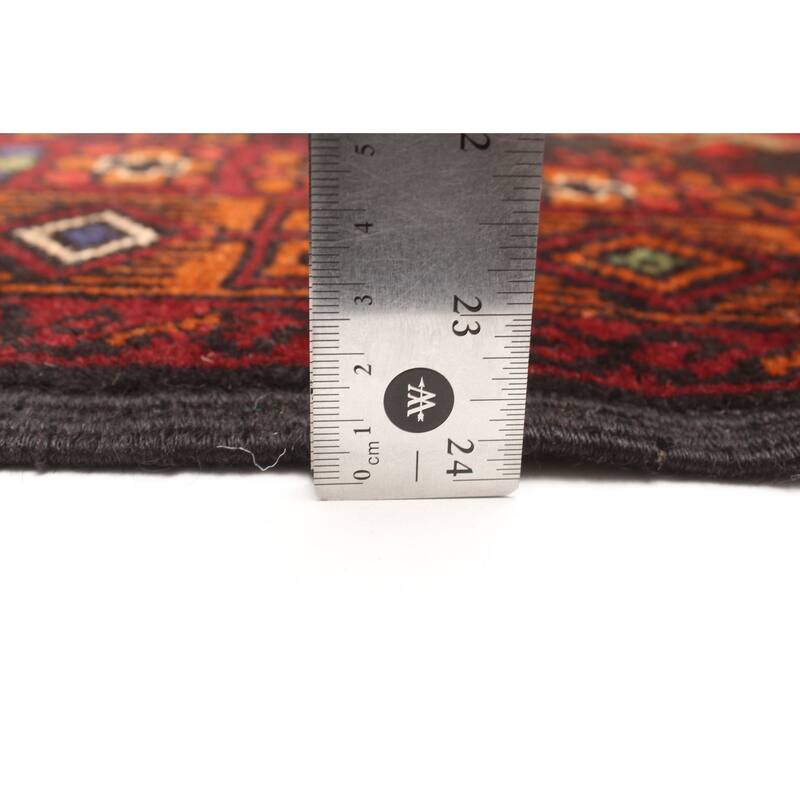 ECARPETGALLERY Hand-knotted Teimani Black Wool Rug - 4'6 x 6'9