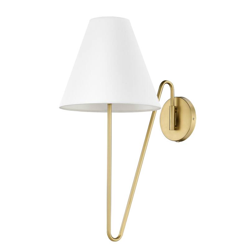 Golden Lighting 3690-A1W IL Kennedy 25" Tall Hardwired or Plug-In Wall