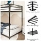 preview thumbnail 4 of 9, Adam Twin Over Twin Metal Bunk Bed, Safe & Durable