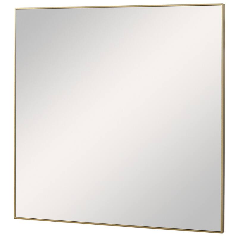Uttermost Alexo 28" Square Flat Framed Accent Mirror