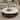 35" Modern Faux Marble Round Coffee Table, White Glossy Sintered Stone Tabletop, Mid Century Table with Solid Wood Drawer