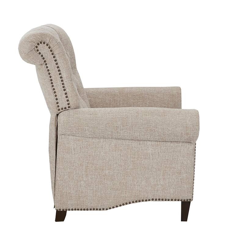 Aidan Push Back Recliner - Cream
