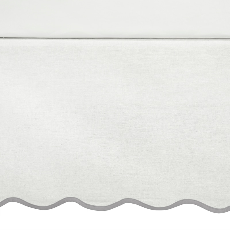 Lush Decor Coastal Chic Scallop Edge Bed Skirt Single