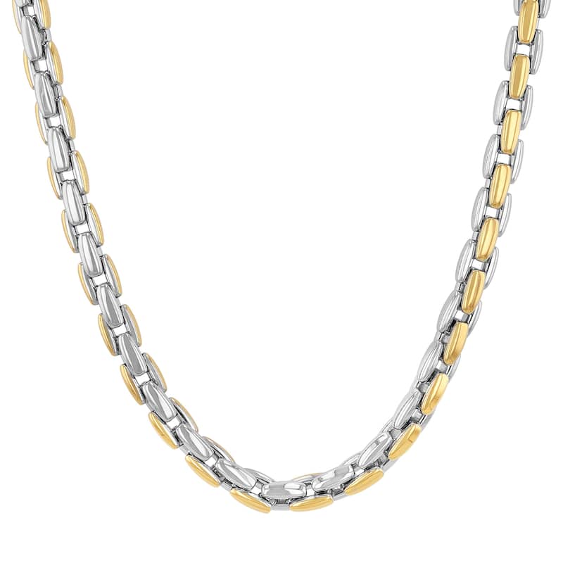 Steel Nation Stainless Steel H-Link Chain - Yellow