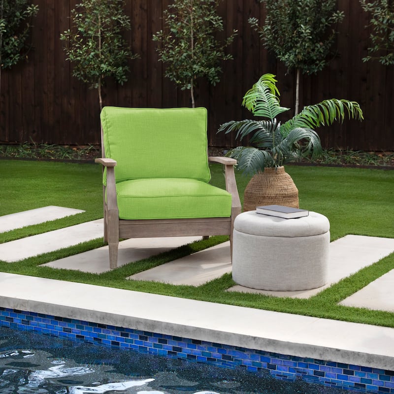 Sorra Home Indoor/Outdoor Corded Cushion Chair Set