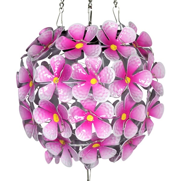 Hydrangea4937★★★　0308 Amazon.com: Exhart Garden Solar Lights, Decorative Hydrangea
