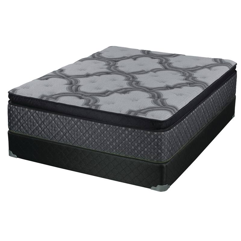 Jayden 15.5" Rectangle Pillow Top Mattress Grey - California King