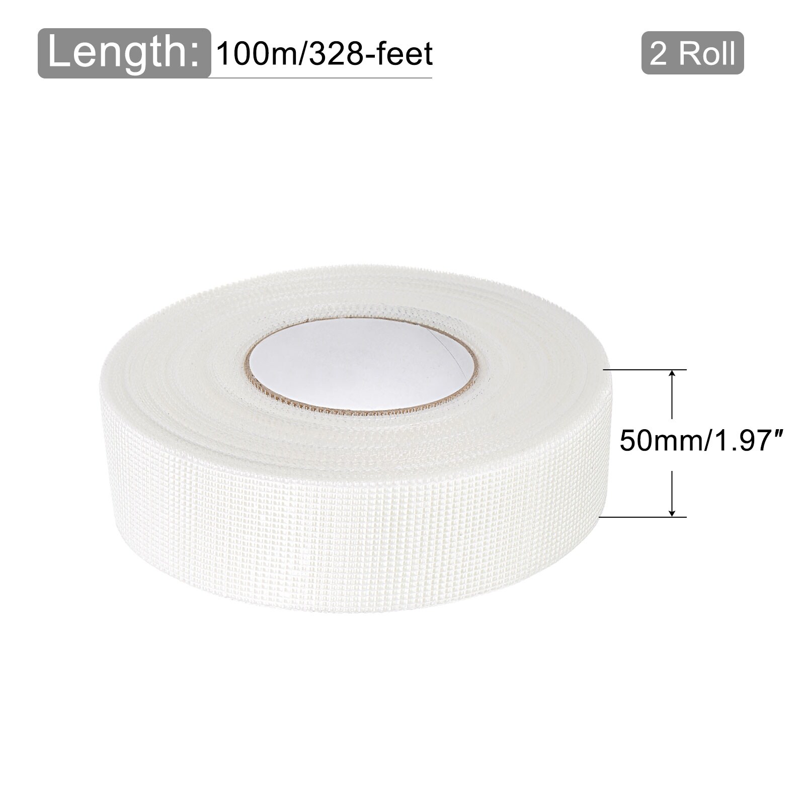 Double Sided Tape-2000x20x1mm Strong Adhesive Mounting Tape for Wall, 2pcs Tape - Transparent - 2000mm x 20mm x 1mm