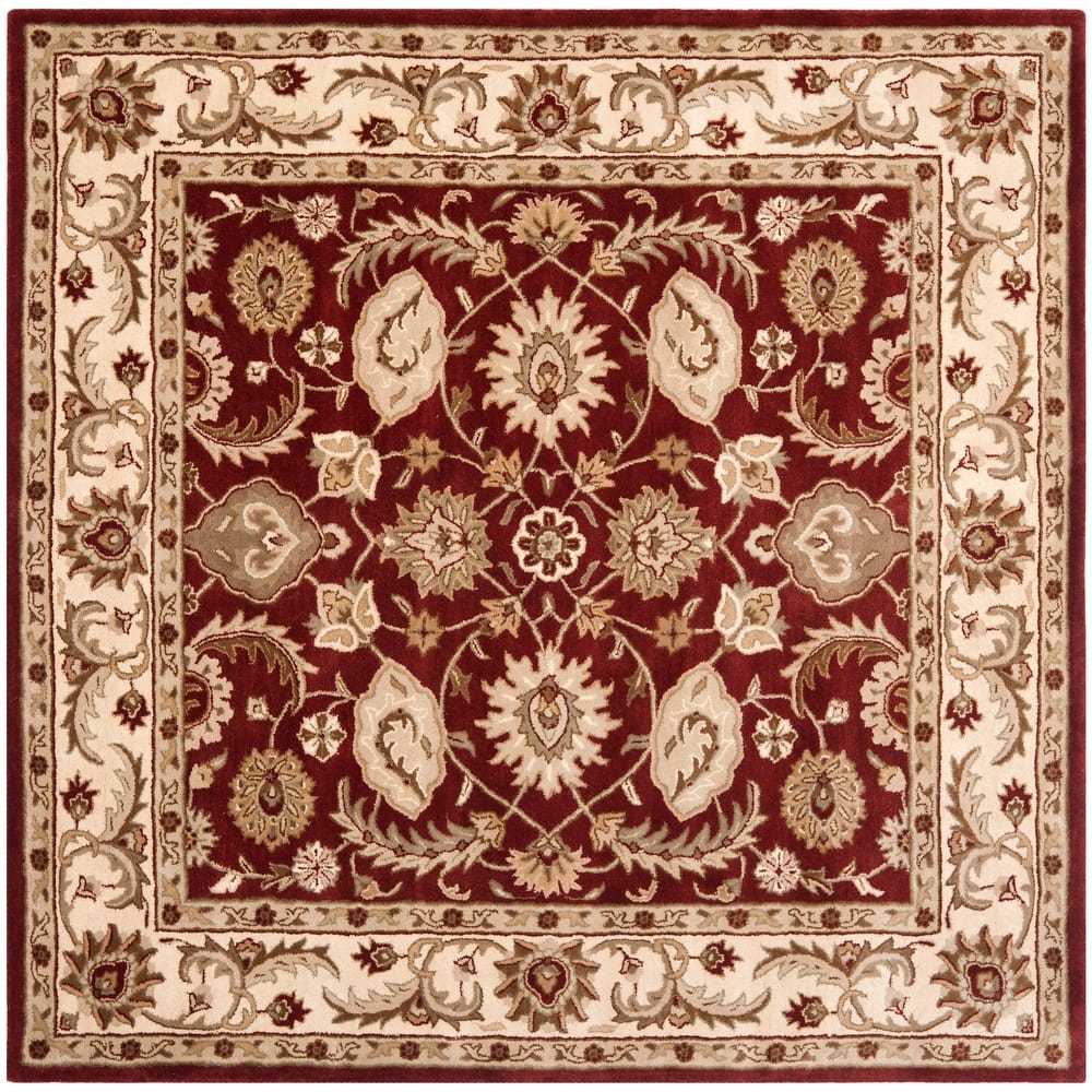 SAFAVIEH Handmade Royalty Soraya Ivory Wool Rug
