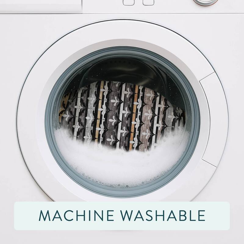 Machine Washable Indoor/ Outdoor Stripe Bramlage Chantille Rug