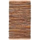preview thumbnail 45 of 82, SAFAVIEH Handmade Rag Rug Bookem Casual Stripe Cotton Rug with Fringe 3' x 5' - Gold/Multi - Rectangle