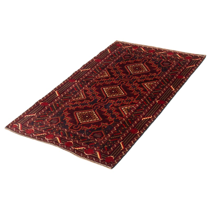 Teimani Brown Rug 3'7" x 6'4" - 3'7 x 6'4