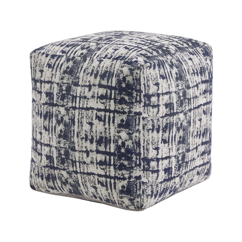 Brunico Upholstered Square Pouf Ottoman by iNSPIRE Q Bold