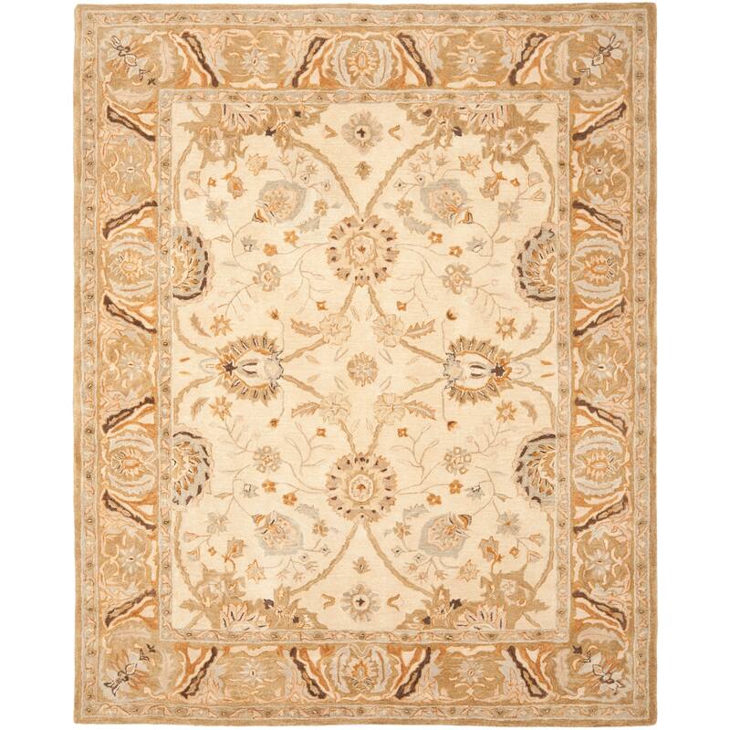 SAFAVIEH Handmade Anatolia Katja Traditional Oriental Hand-spun Wool Rug