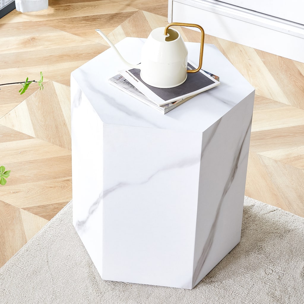 Modern Exquisite Coffee Table Stylish Coffee Table Simple Coffee Table with Texture Pattern, for Living Room