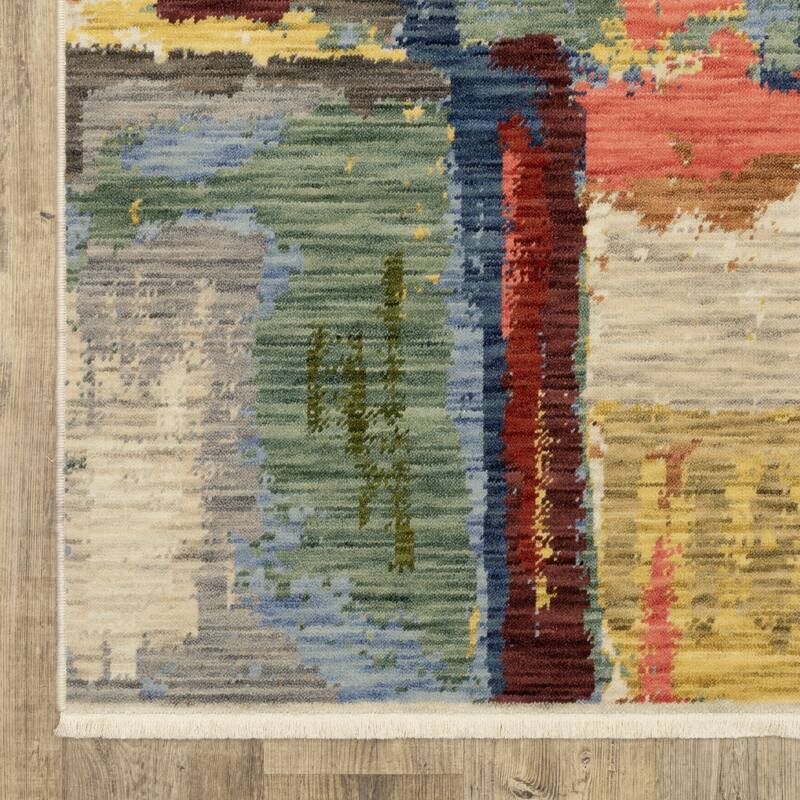 HomeRootsAbstract Modern Rectangle Area Rug