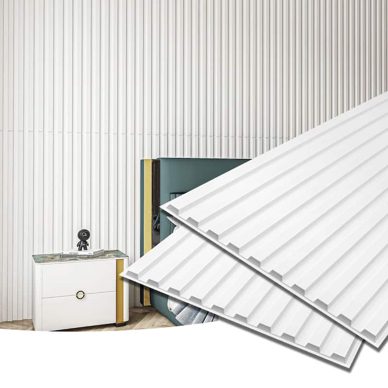 Art3d 2 x 4 ft Drop Ceiling Tiles,Slat Design 3D Wall Panels,Pack of 12