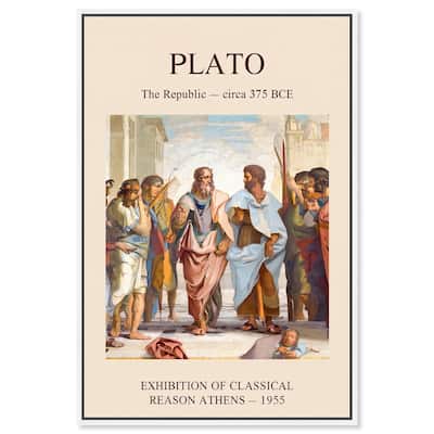 World of Plato's Republic Canvas by Art Remedy