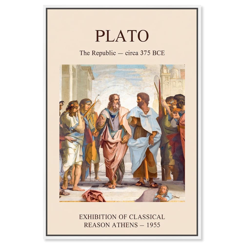 World of Plato's Republic Canvas by Art Remedy