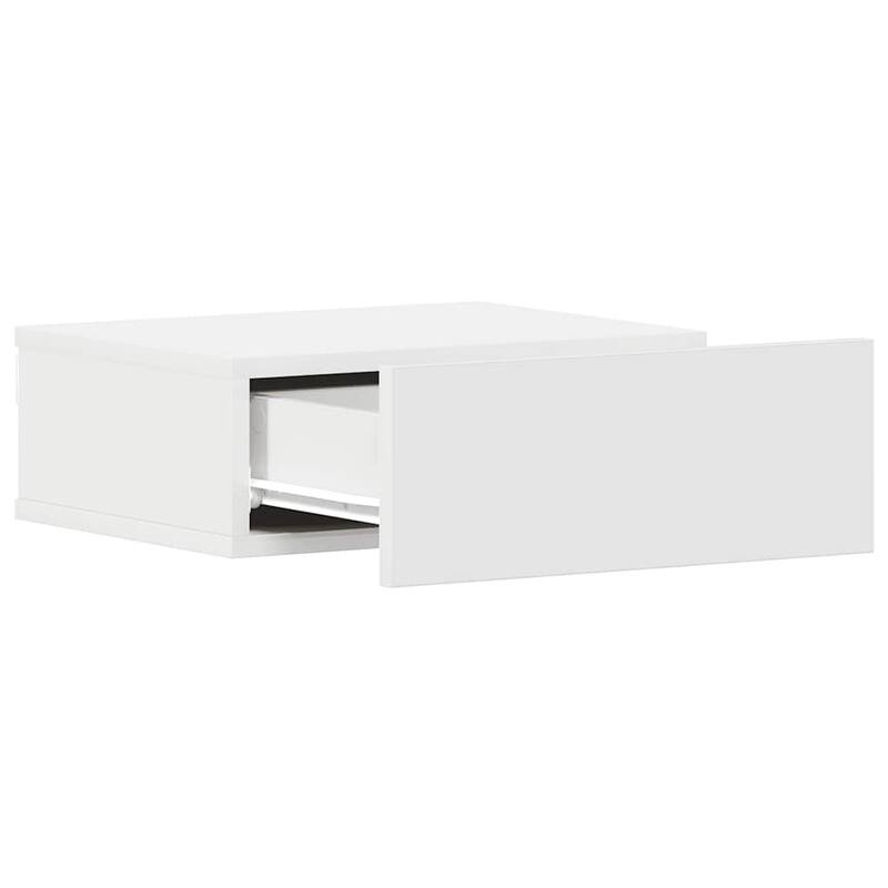 vidaXL Floating Nightstands Wall Mounted Bedside Furniture Engineered Wood