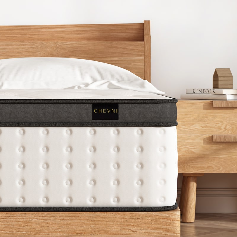 12" Medium Pillow Top Edge Support Spring Pocket Mattress - King