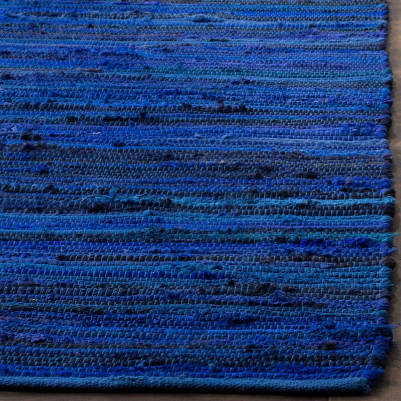 SAFAVIEH Handmade Rag Rug Sevim Casual Stripe Cotton Rug