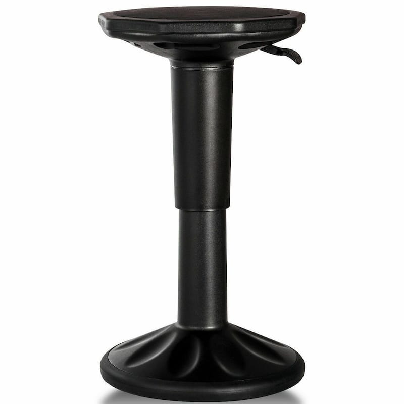 Height Adjustable Active Learning Stool Wobble Chair - Black