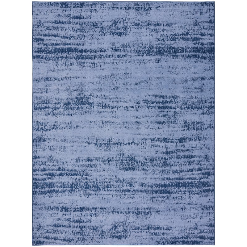 Nourison Essentials Solid Indoor/Outdoor Area Rug - 9' x 12' - Denim