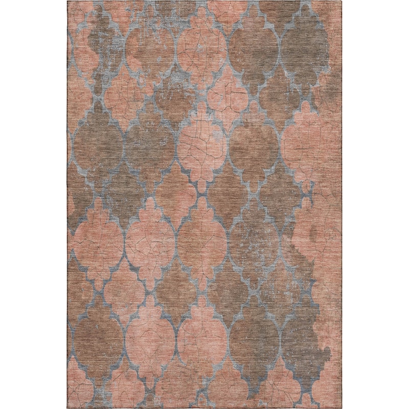Premium Washable Super Soft Modern Trellis Mayfield Rug