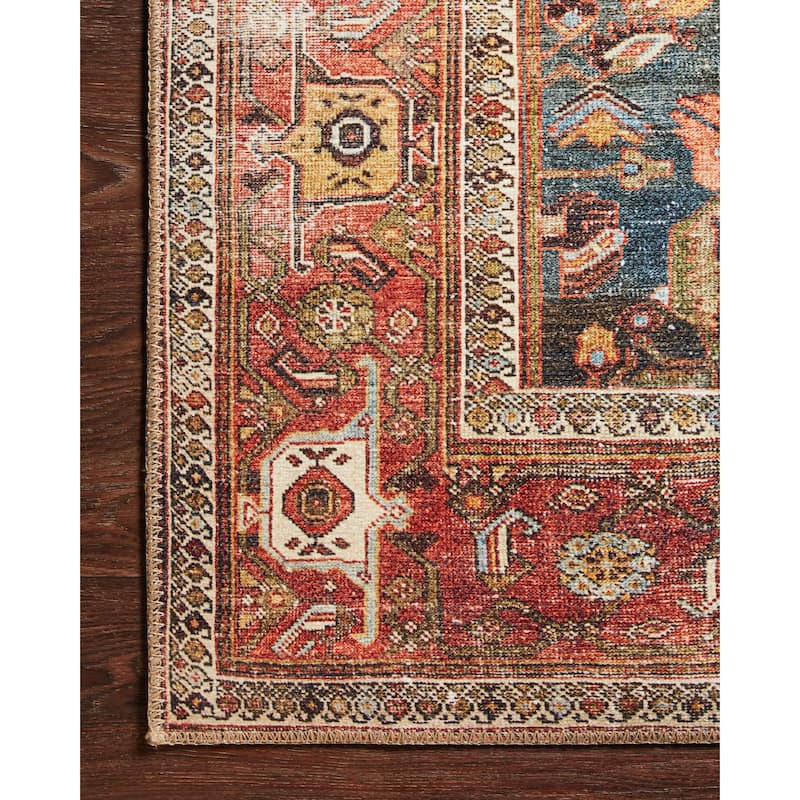 Alexander Home Dhanya Oriental Distressed Area Rug