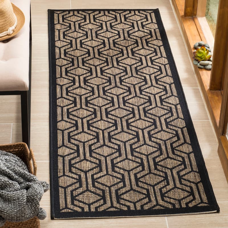 SAFAVIEH Courtyard Jeanine Indoor/ Outdoor Waterproof Patio Backyard Rug