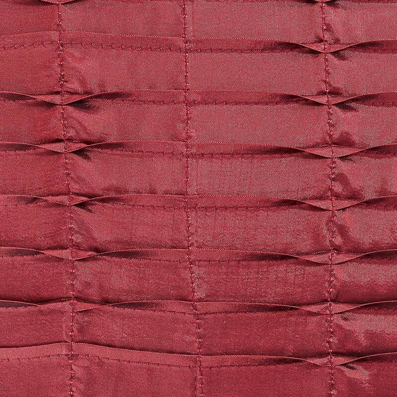 Violet Linen Silky Pleated Satin Pattern, 17 Inch x 17 Inch, Square, Decorative Accent Throw Pillow