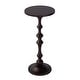 preview thumbnail 1 of 2, Passeo 10 in. W Round All Metal Pedestal Base End Table Bronze