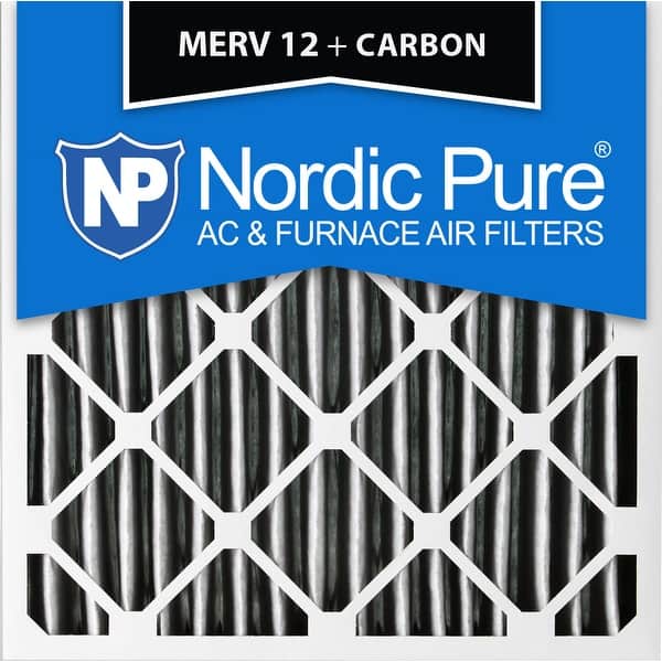 Nordic Pure 13x20x1 Exact MERV 12 Pleated AC Furnace Air Filters 4 Pack